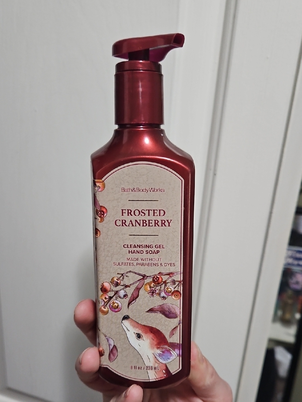 NWT Bath & Body Works Frosted Cranberry Gel Hand Soap